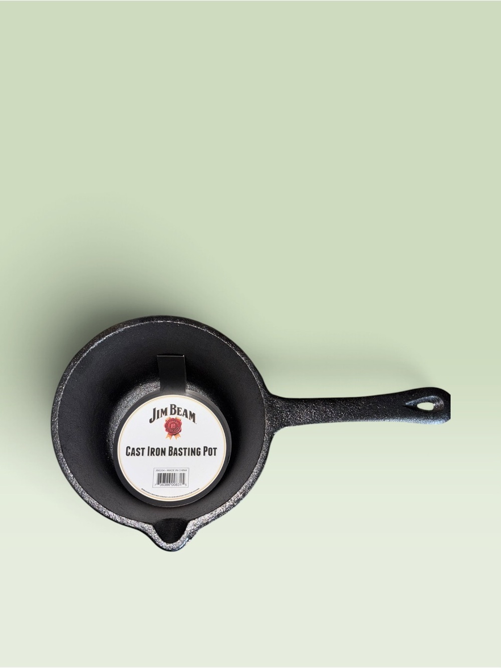 Jim Beam Cast Iron Basting Pot - Black